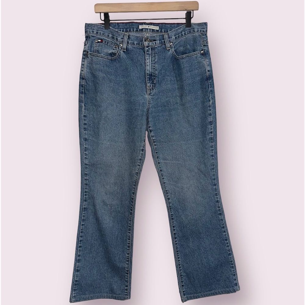 Tommy Hilfiger Women’s Y2K Pli-Pli‎ Classic Bootcut Straight Leg Jean Size 12